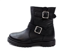 Angulus black winter boot with buckles and TEX